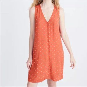Madewell Button Front Polka Dot Dress
